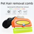 thumbnail image 1 of Peine para depilar nudos de perros y gatos, autolimpiante, para eliminar el pelo flotante, 1 of 3