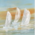 thumbnail image 2 of Schottler, Katharina 26x26 Gold Ornate Wood Framed with Double Matting Museum Art Print Titled - Sailing I, 2 of 4