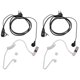 thumbnail image 4 of Paquete de 2 auriculares de tubo Acoic ocultos Fbi de 2 pines Ptt Et, 4 of 4
