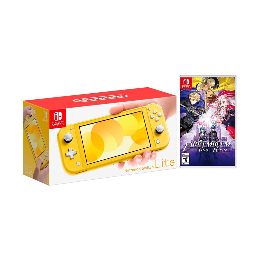 2019 New Nintendo Switch Lite Yellow Bundle with Fire