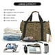 thumbnail image 5 of Disketp Leopard Print Bolsa de Viaje Tipo Duffle, Bolso de Mano para Fin de Semana para Mujer, Bolsa de Gimnasio Ligera para Hombre, Esencial para Viajes, 5 of 7