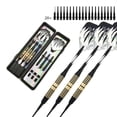 thumbnail image 3 of BESTSKY 3Pcs Darts Advanced Copper-Plated Iron Darts for Maximum Control,High-Accuracy Plastic Darts Tip,Balanced High-Density Aluminum Dart Flights,Black, 3 of 4