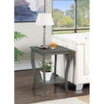 thumbnail image 1 of Convenience Concepts Table d'Appoint Carrée American Heritage en Bois Gris, 1 of 6