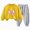 H234-Yellow, variant on TOWED22 Toddler Baby Girl Boy Outfits Clothing Set 2pcs Long Sleeve Graphic Print T Shirt and Joggers Pants Fall Winter Clothes Casual(Light Green,4-5 Y)