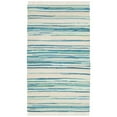 thumbnail image 6 of SAFAVIEH Rag Benton Striped Cotton Area Rug, Ivory/Green, 6' x 9', 6 of 11