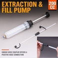 thumbnail image 4 of 200cc Automotive Fluid Extraction & Filling Syringe Kit Vacuum Pump Oil Changer, 4 of 7