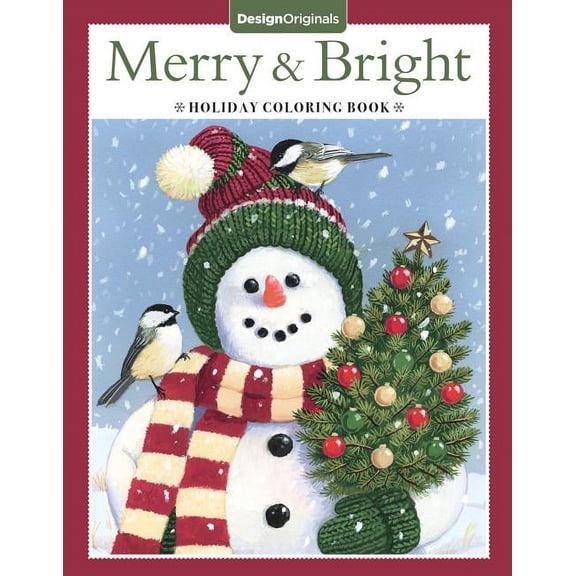 Merry & Bright Holiday Coloring Book (Paperback)