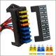 thumbnail image 1 of Caja de fusibles premium de 8 vías con cables, portafusibles de cuchilla estándar universal, bloque de fusibles para automóvil, con fusibles de cuchilla estándar gratuitos, 1 of 5