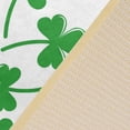 thumbnail image 5 of GZHJMY St. Patrick's Day Clover Door mat Non Slip Floor Door Rug, Soft Floor Mat for Kitchen Garden Bedroom Indoor Outdoor Entrance Home Holiday Decoration 23.6" x15.7", 5 of 7