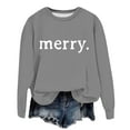 thumbnail image 1 of WEAIXIMIUNG Sweat-Shirt pour Enseignant Grande Taille Manches Longues Col Rond Imprimé de Noël Léger Hoodie, 1 of 5
