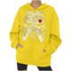 thumbnail image 1 of Chaqueta con capucha Punk suelta con cremallera y estampado de Halloween para mujer, abrigo, sudaderas con capucha, abrigo Pompotops qwe15365, 1 of 8