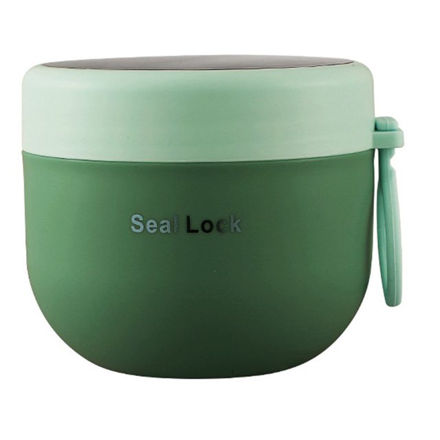 Tasse à Soupe 600ml Étanche Grande Capacité en Acier Inoxydable à Double Paroi Isolée sous Vide pour École