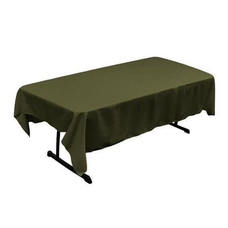 

TCpop60x90-OliveP21 Polyester Poplin Rectangular Tablecloth Olive - 60 x 90 in.