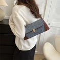 thumbnail image 4 of Bolsos de hombro para mujer Bolso vintage Cierre de hebilla Monedero clásico retro (café), 4 of 8
