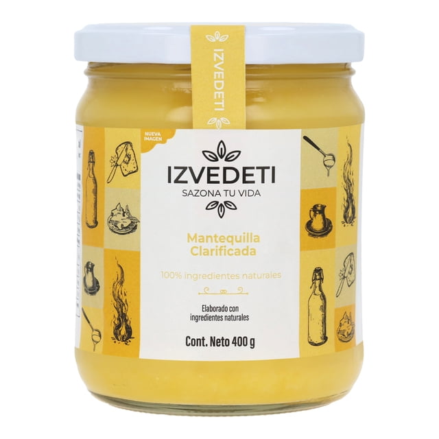 Mantequilla Clarificada Izvedeti, GHEE 100% Natural 400g