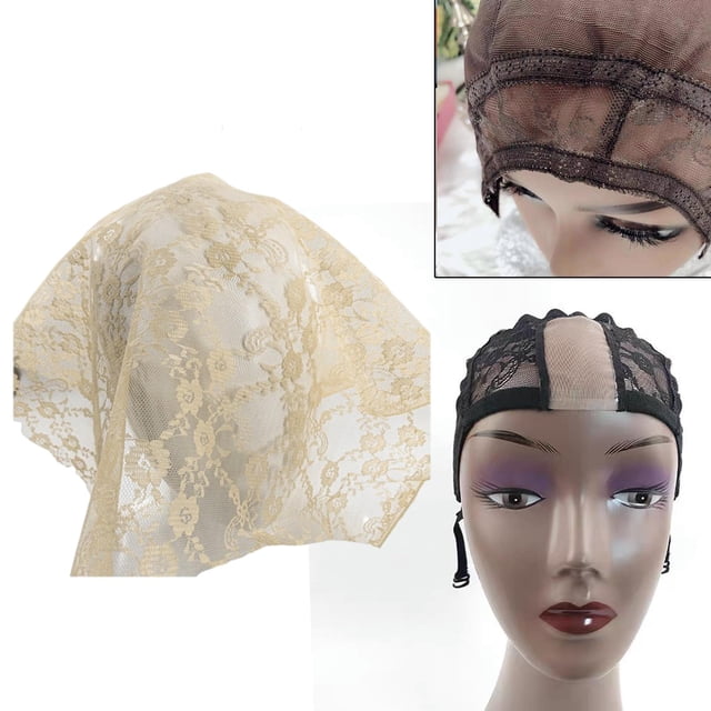BELOVING 1 Yard Lace Mesh Base Mesh Transparent Material Caps For s Making Frontal Beige