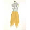 thumbnail image 2 of MSemis Metallic Silver Praise Dance Tunic Worship Liturgical Dance Wear Yellow S, 2 of 6