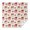 Pioneer Flower Floral-2, variant on Pioneer Flower Floral Print Pattern Square Tablecloth,Waterproof Square Table Cover,Wipeable Spillproof Washable Table Cover for Home Kitchen Party Decor 42"X42"(107x107cm)