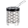 thumbnail image 4 of Camping Extérieur Mini Tente Portable en Acier Inoxydable Heating Cover avec Poignée Chauffante Cover, 4 of 7