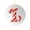L, variant on Moocorvic Round Christmas Ornaments with Initial Letter, Christmas Tree Decorations Xmas Gifts Keepsake, Clear(B)