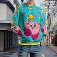 thumbnail image 7 of Kirby Hoodie 3D Print Pullover Hooded Long Sleeve Sweatshirts Tops Blouse with Pocket for Mens Womens, 7 of 7