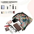 thumbnail image 5 of Kuiaobaty Rooster Flower Print Hobo Purse for Women Lightweight Vegan Leather Shoulder Handbag with Smooth Zipper Vintage Durable Underarm Sling Bag for Travel, 5 of 7
