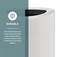 thumbnail image 3 of Safco 9921WH Réceptacle Ouvert 14 gal - Blanc - 33.25 x 20 x 20 Po., 3 of 6