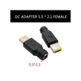 thumbnail image 5 of DC5.5x2.1mm to Square Port Power Adapter Female to Male Charging Converter Connector for Laptops Power Supply, 5 of 11