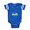 Royal Blue, variant on CafePress - FIN Meh - Cute Infant Baby Football Bodysuit