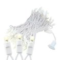 thumbnail image 2 of Novelty Lights 100 Light Warm White LED Christmas/Wedding Mini Light Set (White Wire, 50 Feet), 2 of 10