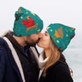 thumbnail image 5 of Disketp Hens And Rooster Winter Beanie for Men Women Beanie Knit Hat Cuffed Cap Beanie Knit Chunky Snow Cap, 5 of 6