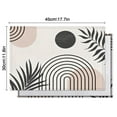 thumbnail image 6 of Brown Boho Geometric and Plant Pattern Summer Placemats Table Placemats Set Of 4-Linen Kitchen Washable Placemats Table Mats 11.8"x17.7"Non-Slip Heat Resistant, 6 of 6