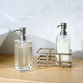 thumbnail image 2 of Better Homes & Gardens Clear Lotion Pump 2-Piece Set with Brushed Nickel Caddy, 2 of 5