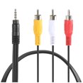 thumbnail image 2 of Cable de Audio y Video 3.5mm a RCA 1.5m Videocámara, 2 of 2