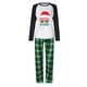 thumbnail image 4 of Pijamas familiares navideños a juego, conjuntos de pijamas verdes Santa, gafas de sol, Navidad en julio, 4 of 4