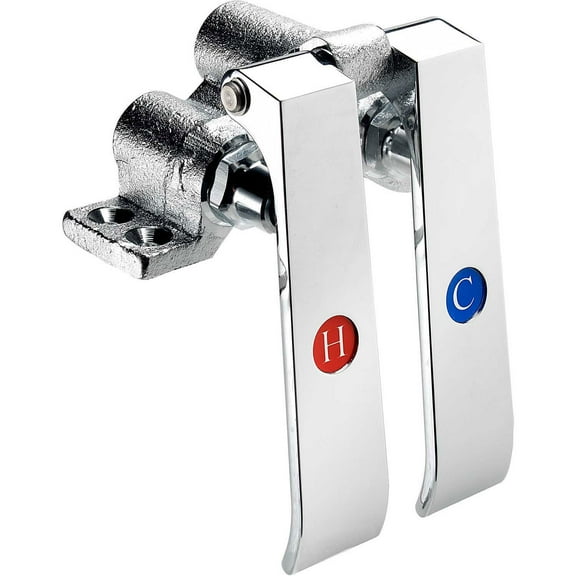 Krowne Metal 16121L Krowne Royal Series Double Pedal Knee Valve
