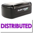 thumbnail image 1 of Slim Pre-Inked Bold Distributed Stamp, Slim 1444, Ultra Slim Design, Impression Size 1/2" by 1-3/4", Up to 25,000 Impressions - Purple Ink, 1 of 10