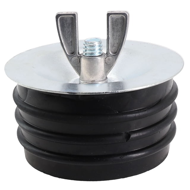 LEFU for Metal Rubber Sewer Cleanout Cap Expansion Pipe Plug for Kitchen Bathroom Sink Outdoor Swimming Pool Drain Inlet Pipe Sealing Protection 3in