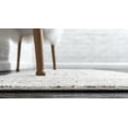 thumbnail image 2 of Unique Loom Del Mar Collection Tapis de Course Transitionnel Contemporain, 2' 7" x 10', Gris/ivoire, 2 of 2