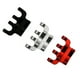 thumbnail image 5 of Soporte de enlace trasero RC, soporte de montaje de varilla de trasera de aleación de aluminio para Axial SCX24 1/12 RC Crawler Car Plata Hugo montaje de varilla de tracción de coche rc, 5 of 5