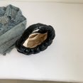 thumbnail image 4 of Bolso Mujer Nube Tote Monedero PU Plisado Axila para Viajes Al Aire Libre Negro, 4 of 8