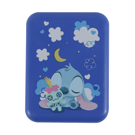 Impressions Vanity Stitch Sweet Dream Mini Travel Compact Mirror with 2x Magnifying Mirror Top