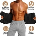 thumbnail image 4 of KIWI RATA Neoprene Sauna Workout Waist Trainer for Men Sweat Trimmer Belt with Double Tummy Control Straps, 4 of 6