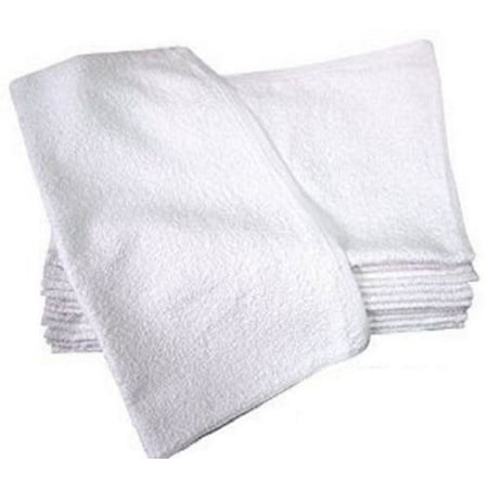 Heavy Duty Terry Cloth - GHP 24-Pcs White 16