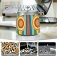 thumbnail image 6 of Yayeee Ashtray with Lid for Cigarette Smokeless Stainless Steel Home Ash Holder, Colorful Stripes, 6 of 7