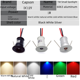 thumbnail image 4 of Foco empotrado pequeño de 12 V y 1 W para armario de vinos, vitrina de joyas, lámpara de techo, miniluz empotrada para pulgar, 4 of 5