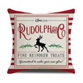 thumbnail image 2 of Adorno navideño, juego de 4 fundas de almohada navideñas de 18 x 18 pulgadas, funda de almohada navideña a cuadros rojos de búfalo para sofá, sala de estar, dormitorio, 2 of 5