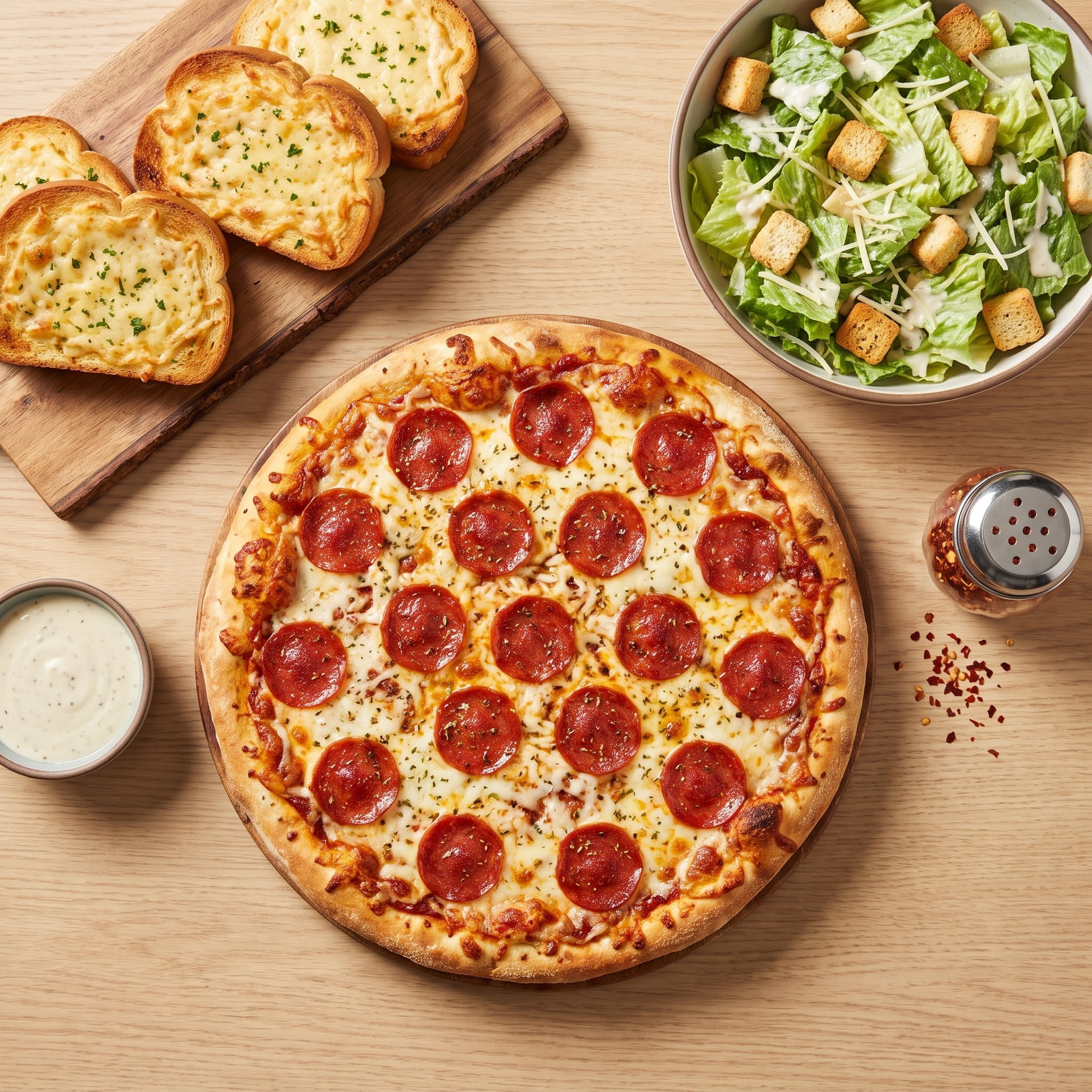 Fresh Pepperoni Pizza Meal