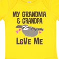 thumbnail image 4 of Inktastic Grandma and Grandpa Love Me Sloth Girls Baby Bodysuit, 4 of 5