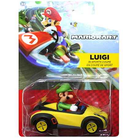 Luigi Sports Coupe Super Mario Kart Vehicle